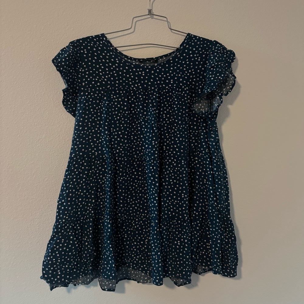 BloomChic Ruffle Sleeve Top - Picture 2 of 3